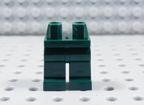 LEGO Dark Green Blank Plain Legs Pants Minifig BL