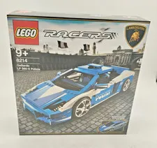 LEGO 8214 Lamborghini Gallardo LP 560-4 Policia New Sealed Rare MISB Racers