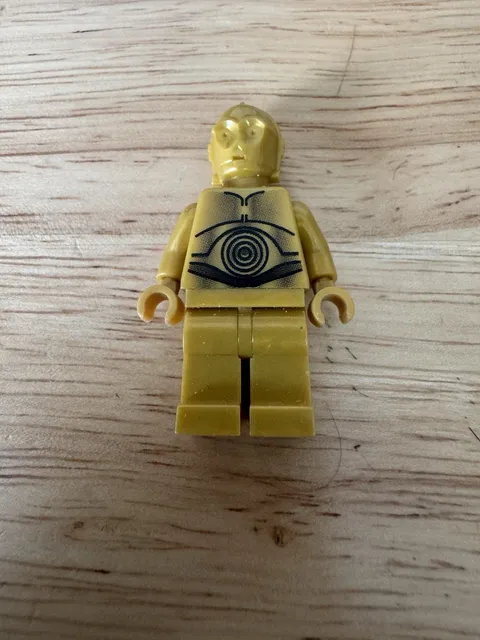 LEGO Star Wars Minifigure C-3PO Pearl Gold with Pearl Gold Hands (Genuine)