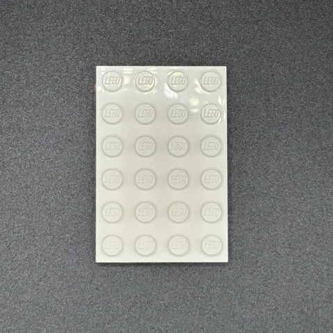 LEGO White Plate 4x6 Part 3032 (1 Pc)