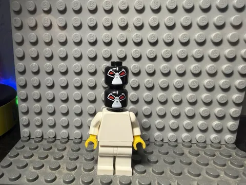 Lot of 2 Custom Lego Batman the Videogame 2006 Bane alternate heads