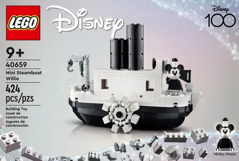 LEGO Disney Mini Steamboat Willie (40659) New Sealed