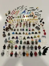 Lego Minifigures and Accessories Random Huge Lot used DC Marvel Star Wars