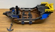 Vintage Lego Pirate Ship Hull Boat Base Bow Stern Castle(6285 6274)