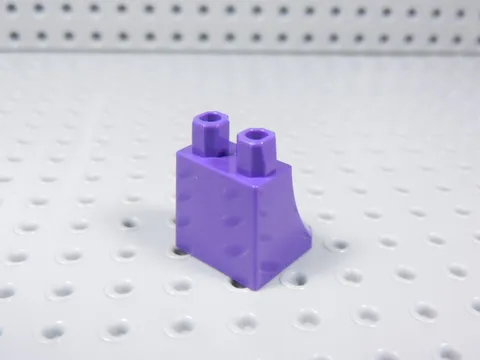 LEGO Dark Purple Plain Dress Skirt Legs Minifig AZ
