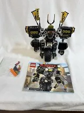 LEGO NINJAGO Movie Quake Mech 70632 Retired w/ Cole Minifigure Instructions