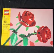 LEGO Botanicals Roses 40460 Building Set, 120 Pieces Age 8+ Box