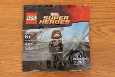 NEW! LEGO Winter Soldier Minifigure Polybag - 5002943 MARVEL Avengers (Bucky)
