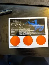 UCS B- Wing Replacement Stickers, Lego 10227