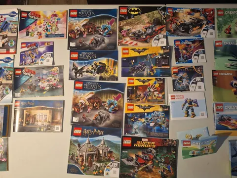 Huge Lego Bionicles & Lego Manuals Harry Potter, Hero Factory, Lego Batman