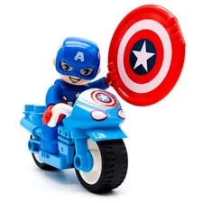 LEGO DUPLO Captain America Bike Shield Marvel dupmc3pb07 27372pb07 47394pb281
