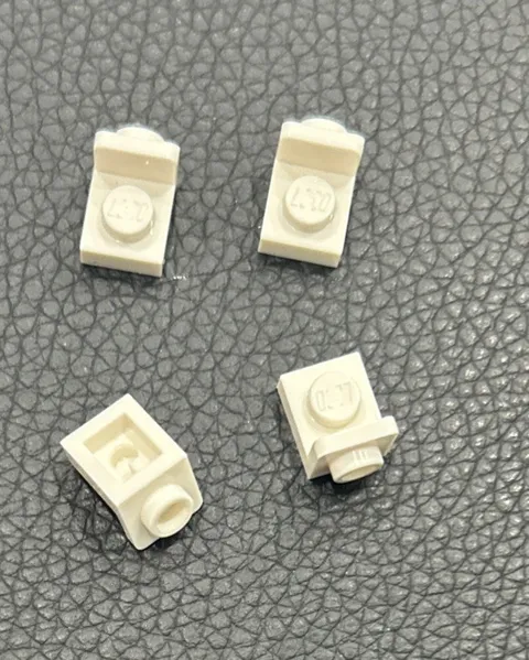 LEGO Parts Bracket 1x1 - 1x1 White Lot 4 Part #36841