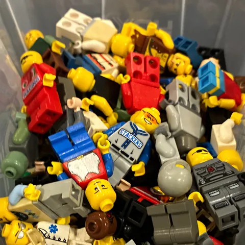 LEGO Minifigure Bulk Lot Mixed Figures Parts & Accessories Plastic