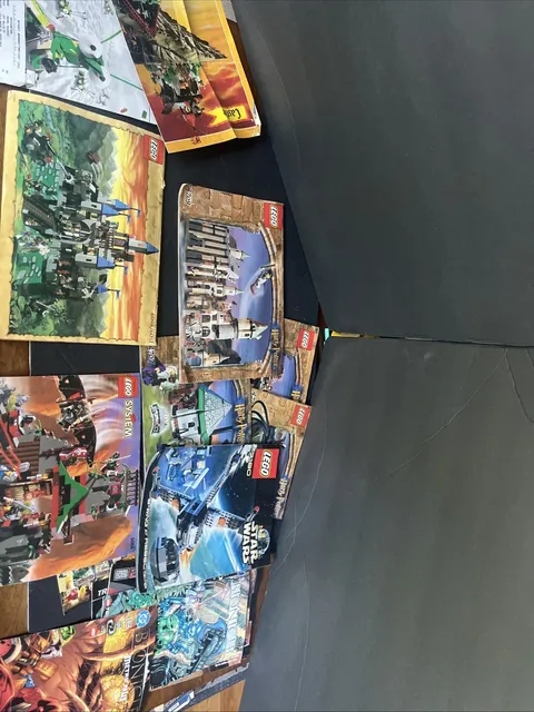 Vintage Lego Manual Lot - 6098 Harry Potter 4709 7180 Star Wars 6088