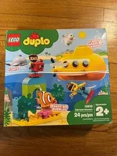 NEW SEALED LEGO DUPLO 10910 Submarine Adventure Toddler Bath Toy Set Box Damage