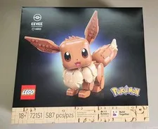 LEGO Pokémon Eevee 72151 Factory Sealed and Brand New in Box 587 PCS