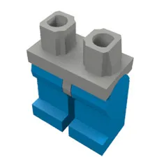LEGO® Part 970c07 - Hips and Blue Legs