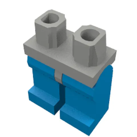 LEGO® Part 970c07 - Hips and Blue Legs