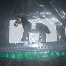 Vintage Lego Black 4494 4493 Horse Brown Bridle With Moving Head