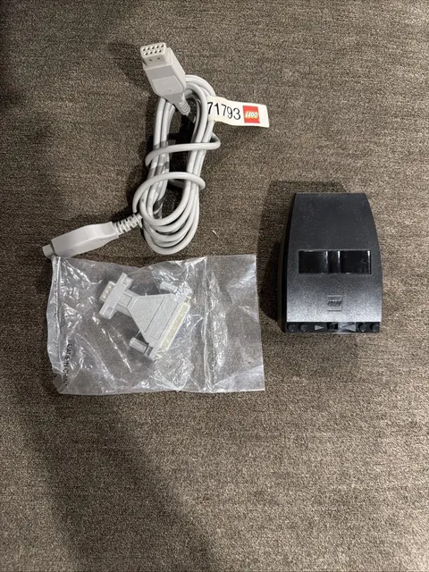LEGO Mindstorms RCX Electric IR Transmitter Tower 9713 X87 Serial Cable #71793 V