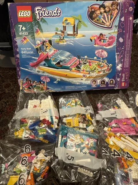LEGO Friends: Party Boat (41433) 100% Complete Brand New Retired Set Not Sealed