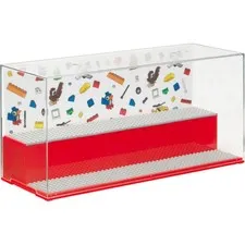 LEGO Storage Products: 40700001 Play & Display Case Transparent Red NEW