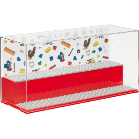 LEGO Storage Products: 40700001 Play & Display Case Transparent Red NEW