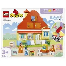 LEGO DUPLO Bluey 10459 Bluey's Family House with Memory Game Age 3+ 83pcs