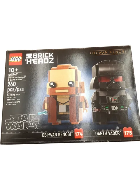Lego Star Wars Obi-Wan Kenobi & Darth Vader BrickHeadz Set #40547 NEW IN BOX
