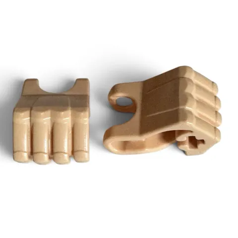 LEGO Hero Factory Bionicle Fist Hands 93575 Light Nougat Lot of 2