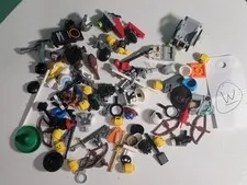 Lego Mini Figs Figures Lot W accesories weapons hats