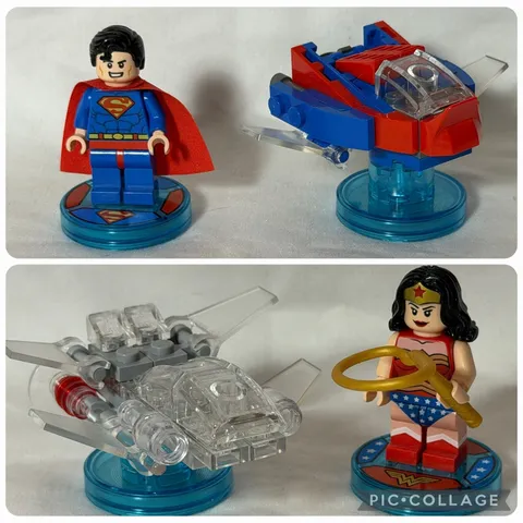 LEGO Dimensions DC Comics Superman Wonder Woman Fun Packs Complete Lot