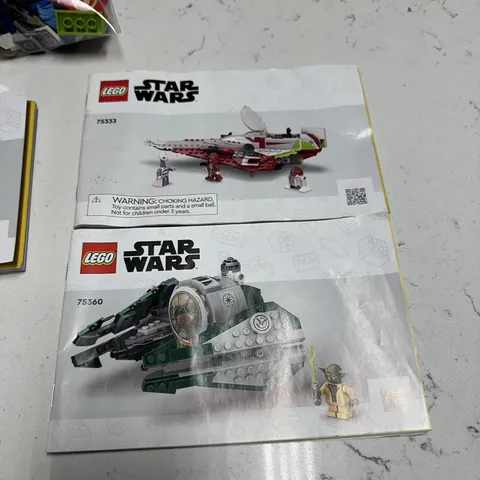 LEGO STAR WARS NSTRUCTION Manual Booklets - 75333 & 75360