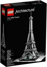 LEGO Architecture - 21019 Eiffel Tower - Complete with Instructions - NO BOX