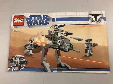 Lego Star Wars 8014 Clone Walker Battle Pack Instruction Manual Good Condition