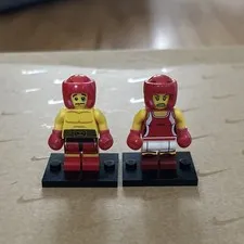LEGO Collectible Minifigures Series 5 Boxer & female boxer lot