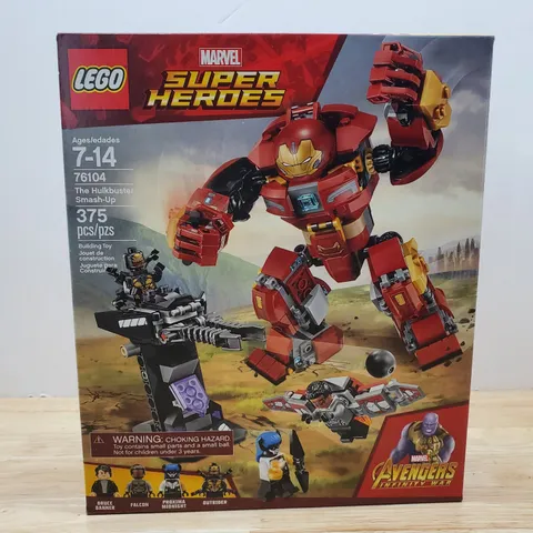 New LEGO Set 76104 Marvel Super Heroes The Hulkbuster Smash-Up Avengers SEALED 