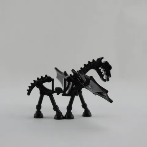 Lego Harry Potter Thestral Skeleton Horse Wings Black Figure Thestral01