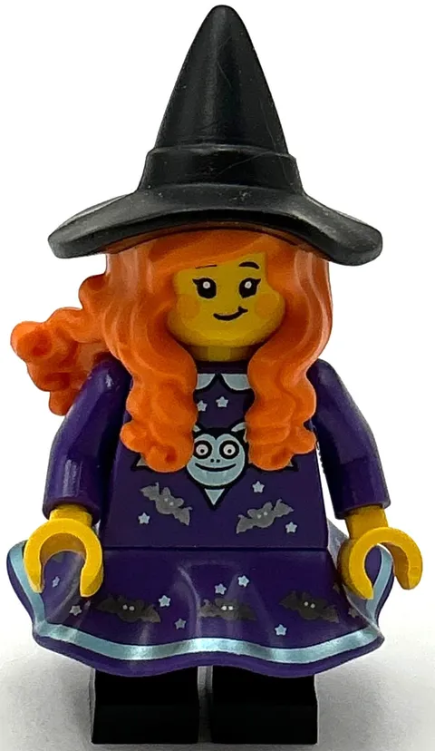 Lego New Cute Which Minifigure Girl Dark Purple Dress