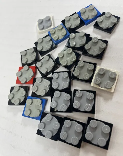 Lego Turntable Lot of 22 - 2x2 - Small Turntables Different Colors