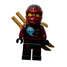 Genuine LEGO Ninjago Kai Hands of Time Fusion Suit Minifigure Dual Gold Katanas