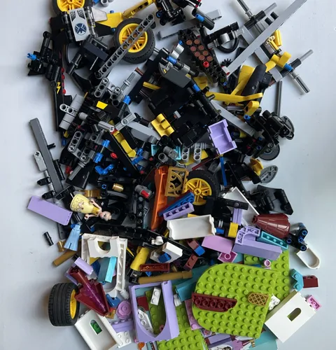 Lego Lot Mixed Piece Lot Technic, Friends And More