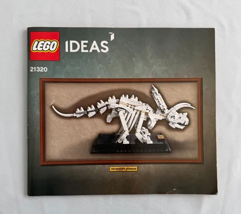Lego Ideas Dinosaur Triceratops Horridus, 21320 Instruction Manual Only