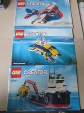 Lego Creator Building Instructions Instruction 310945 Part 1,2,3 Part 1,2,3