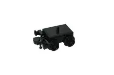 Lego® 12V TRAIN Railway Axis Wheel Complete Set with Buffer BLACK