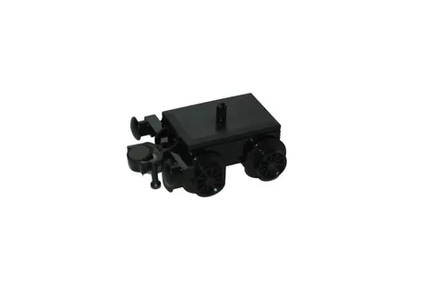 Lego® 12V TRAIN Railway Axis Wheel Complete Set with Buffer BLACK