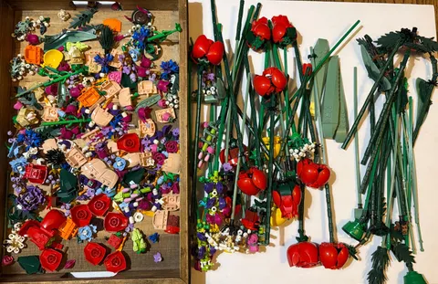 Lot of Lego Botanicals & Flowers & Bouquet Parts & Pieces