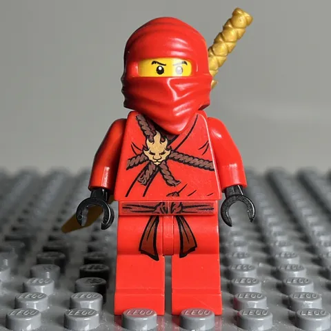 LEGO Kai Minifigure Golden Weapons 2505 2508 njo0007 Ninjago CMF Lot Rare 2E