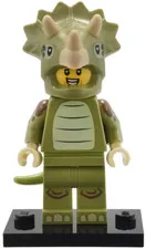 Lego Series 25 Triceratops Costume Fan Minifigure