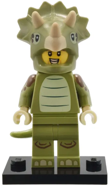 Lego Series 25 Triceratops Costume Fan Minifigure